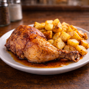 Pollo Asado con Patatas